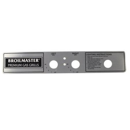 BROILMASTER Broilmaster B101518 Electronic Ignitor Label for P4X; P4; D4 Series B101518